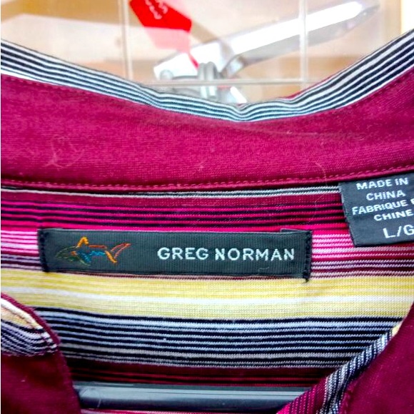 Greg Norman Polo Golf Shirt : Size Large - Great Condition - Picture 2 of 3